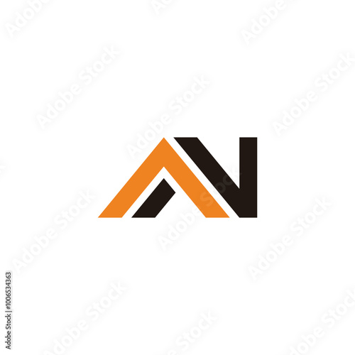 letter an 3d lines flat abstract logo vector Free Download letter an 3d lines flat abstract logo vector - GFXLoad