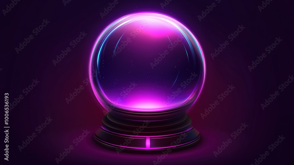 An enchanting illustration of a magic ball, surrounded by mystical symbols and elements of witchcraft and alchemy. The magic ball glows with a vibrant light, casting an ethereal aura in a dark, An enchanting illustration of a magic ball, surrounded by mystical symbols and elements of witchcraft and alchemy. The magic ball glows with a vibrant light, casting an ethereal aura in a dark,