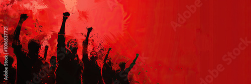 Revolution (Red): Signifies the radical change or overthrow of a social or political system, often through force or mass mobilization
