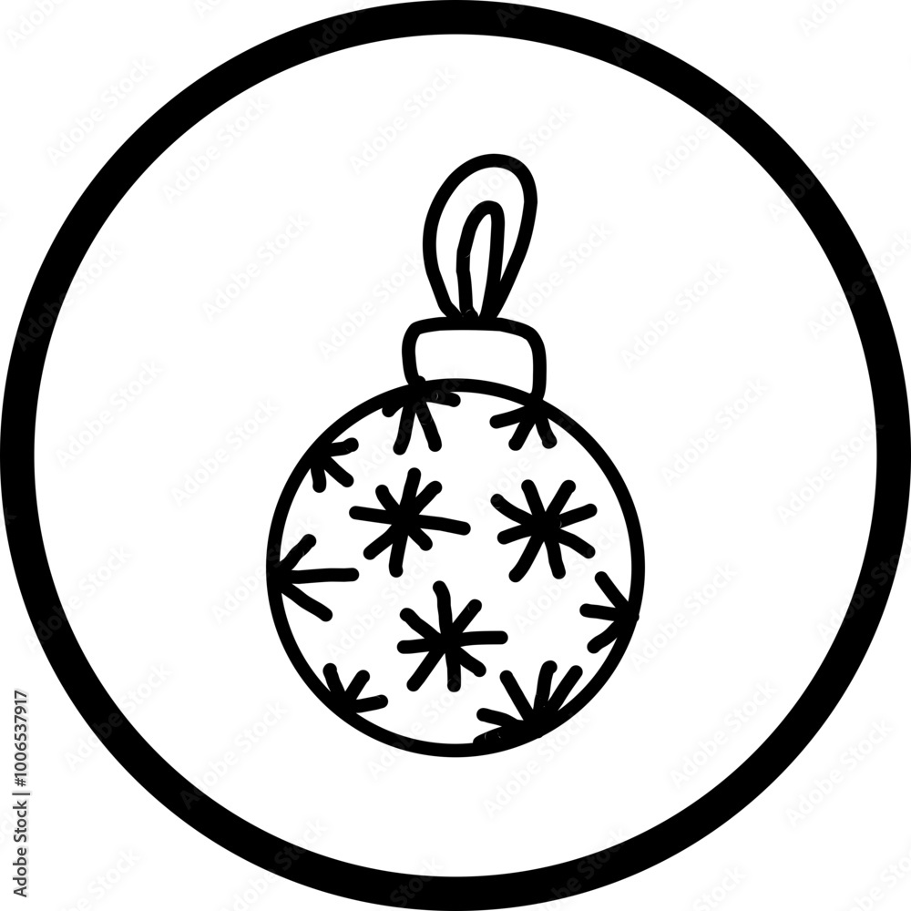 Obraz premium Christmas, New Year Vector Icon element, Isolated white background
