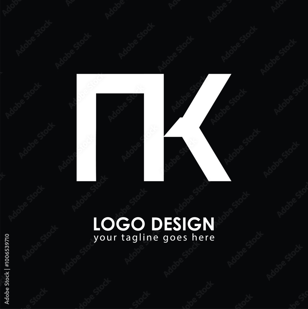 AK AK Logo Design, Creative Minimal Letter AK AK Monogram AK AK Logo Design, Creative Minimal Letter AK AK Monogram