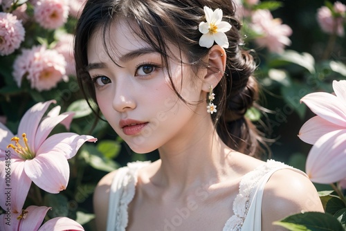 beautyful girl nice dress