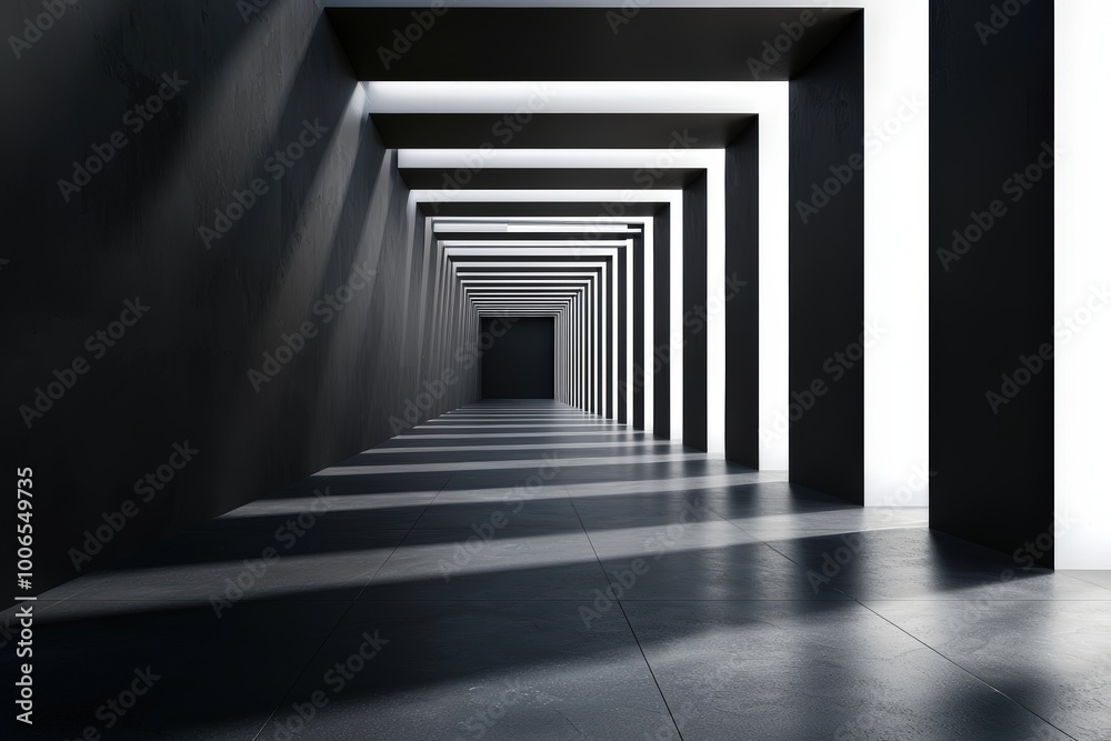 Abstract architecture hallway Abstract architecture hallway