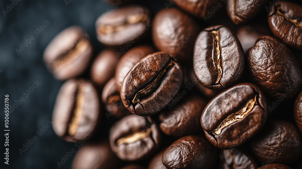 Roasted coffee beans background
Roasted coffee beans background