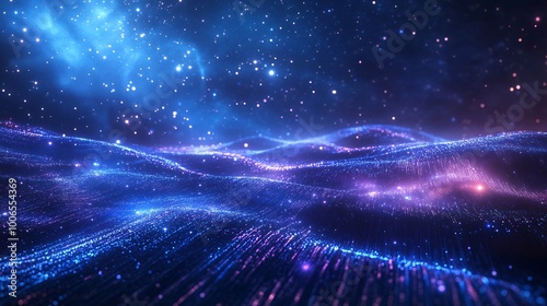 Vast Galaxy with Emitting Stars