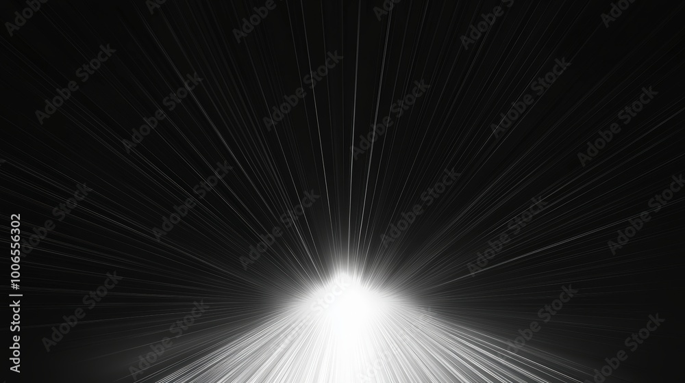 Obraz premium Abstract light rays burst