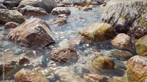 Clear Water and Rocks