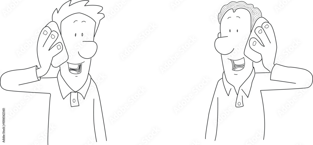 plumber in overall is installing water heater or boiler. Home repair, maintenance and plumbing services. Handyman concept. Continuous line draw design vector illustration plumber in overall is installing water heater or boiler. Home repair, maintenance and plumbing services. Handyman concept. Continuous line draw design vector illustration