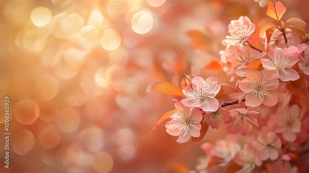 Soft Blossoms Against a Dreamy Background Soft Blossoms Against a Dreamy Background