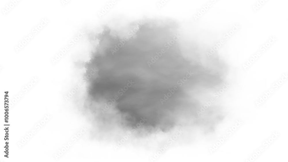 Black smoke fog overlay