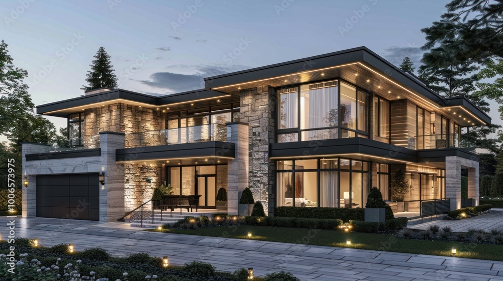 Fototapeta premium Modern Luxury Home