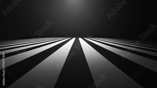 Black and white stripes lead to light