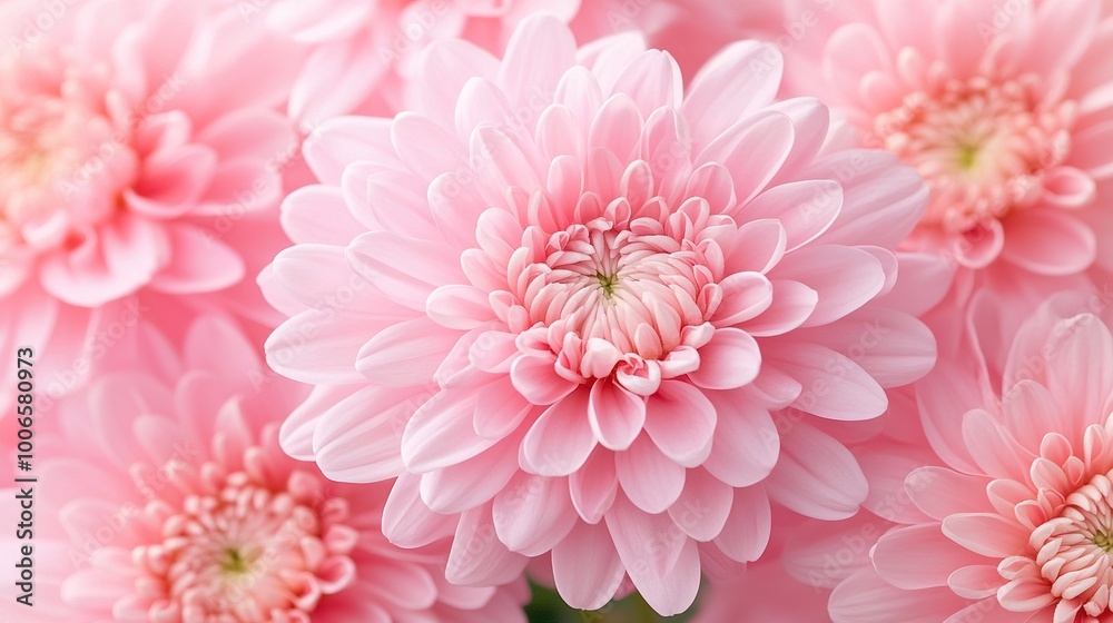 Beautiful Pink Flower Arrangement in Full Bloom Beautiful Pink Flower Arrangement in Full Bloom