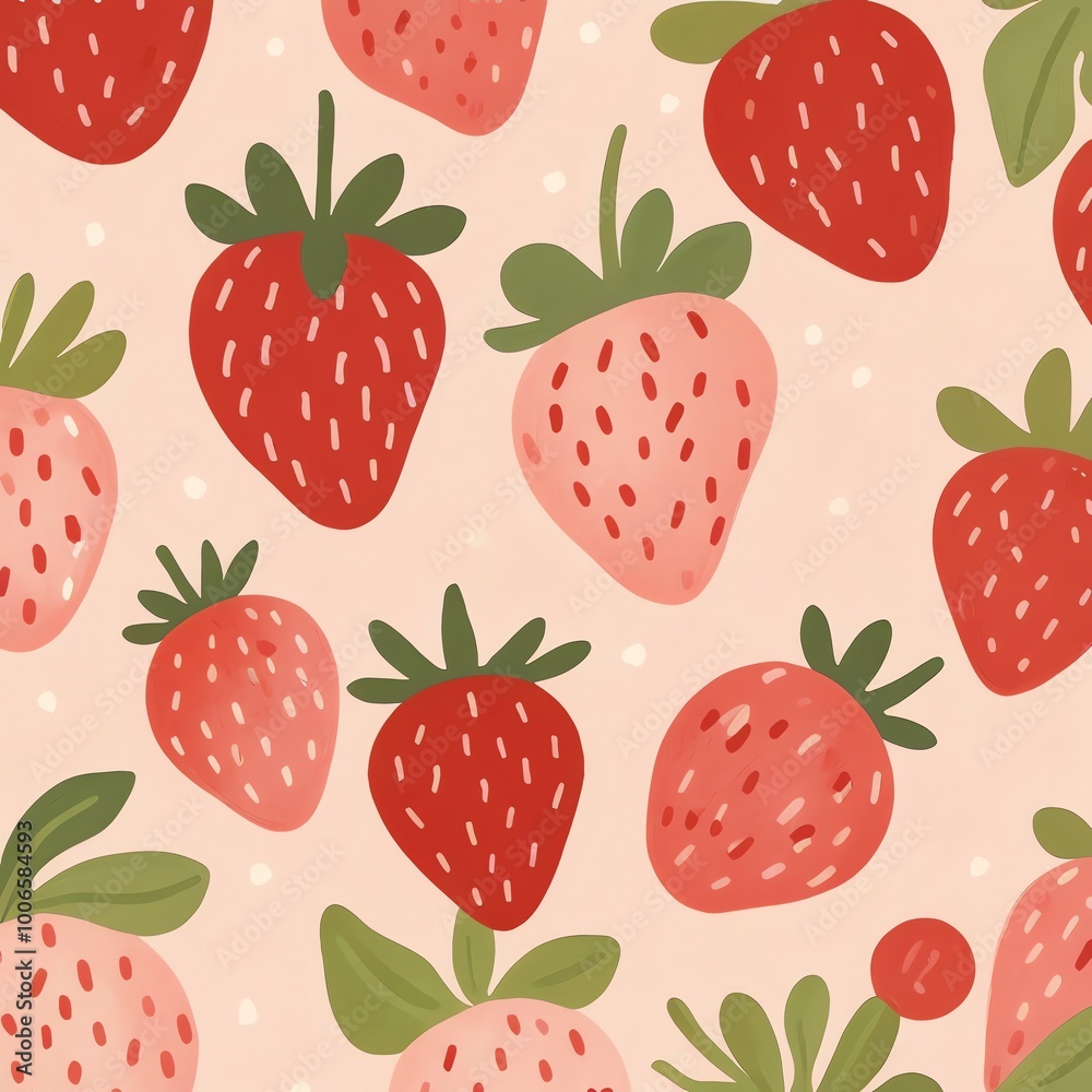 Cute Strawberry Pattern Cute Strawberry Pattern