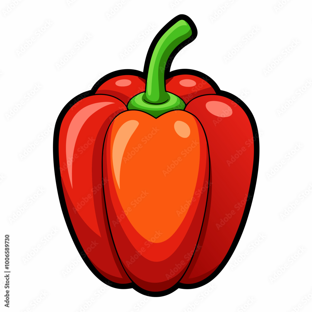 bell pepper vector illustration bell pepper vector illustration