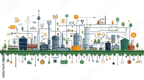 Industrial Ecosystem, Sustainable Production, Circular Economy