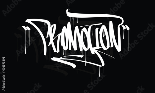 PROMOTION graffiti tag style design