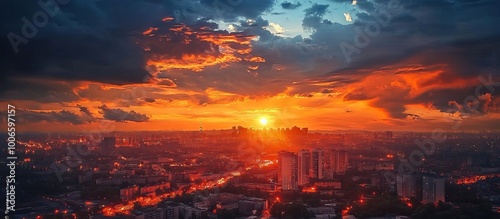 Cityscape Sunset