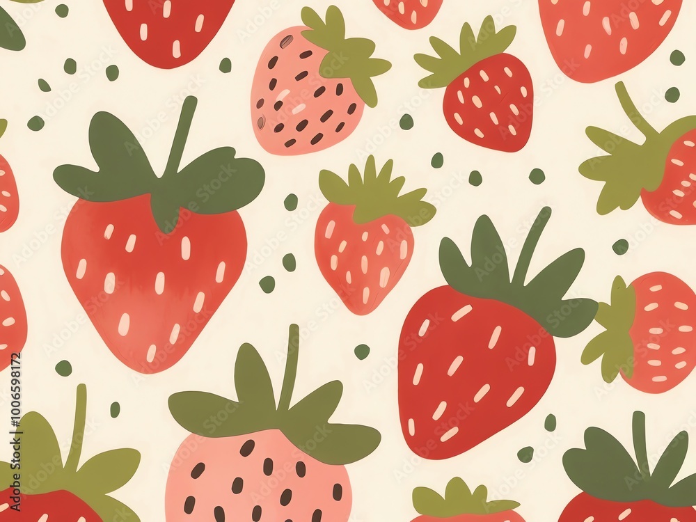 Strawberry Pattern Strawberry Pattern