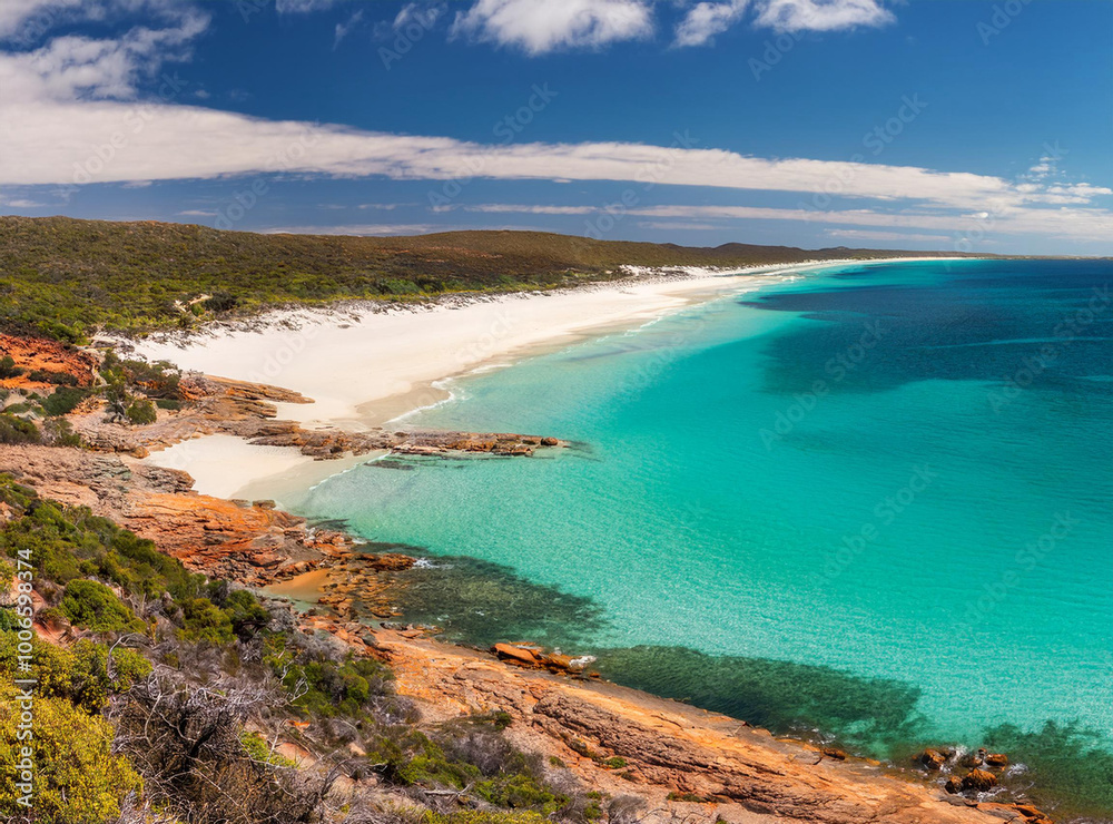 view of the Ningaloo Reef in Western Australia 