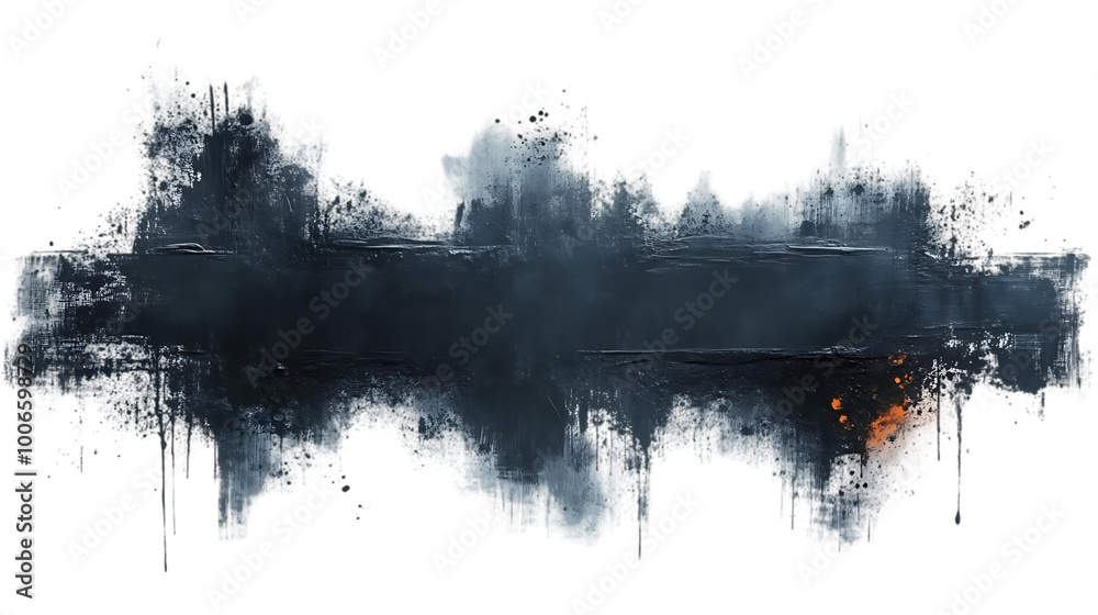 Dark Gray Paint Strokes Create Transparent Background with Texture Dark Gray Paint Strokes Create Transparent Background with Texture