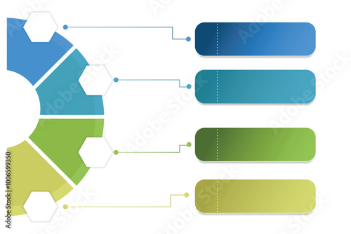 Infographics have options and space for text.