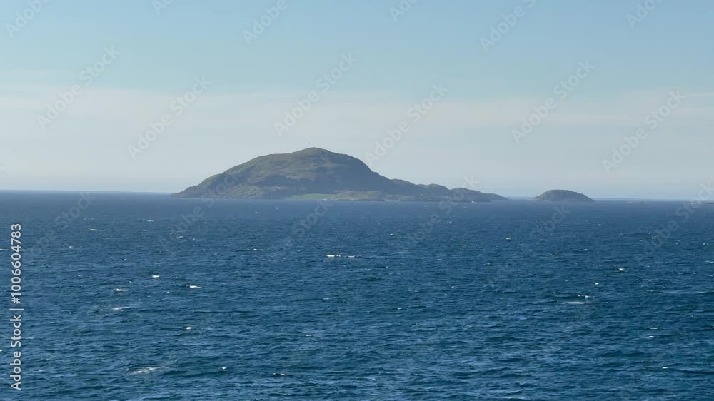 Spenna, Vannvåg, Karlsøy, Troms, Finnmark country, Norway - small remote uninhabited island with challenging terrain Spenna, Vannvåg, Karlsøy, Troms, Finnmark country, Norway - small remote uninhabited island with challenging terrain