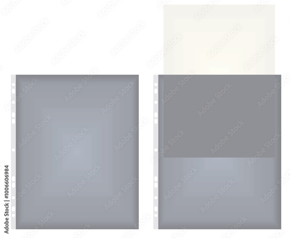 Blank protect paper folder. vector illustration Blank protect paper folder. vector illustration