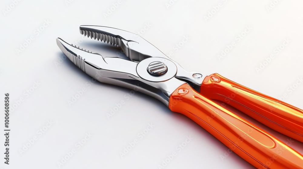 Realistic Bolt Cutters on a Clean White Background Realistic Bolt Cutters on a Clean White Background