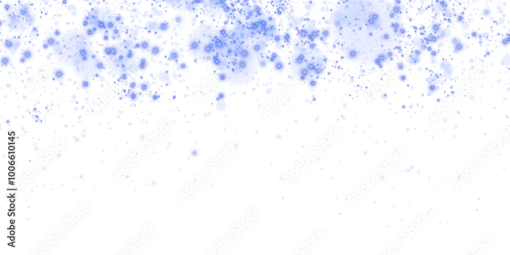 A luminous bokeh that gently shimmers with blue light. Light abstract glowing lights. Glowing bokeh effect isolated. Christmas background made of glowing dust. PNG. A luminous bokeh that gently shimmers with blue light. Light abstract glowing lights. Glowing bokeh effect isolated. Christmas background made of glowing dust. PNG.