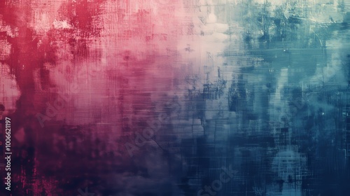 A striking red and blue abstract textured background with a grunge style, offering a vivid visual contrast effect.