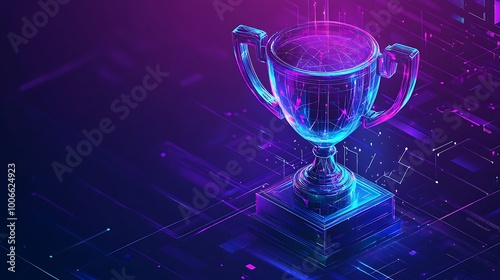Digital Trophy - Winner's Cup in Cyber Space