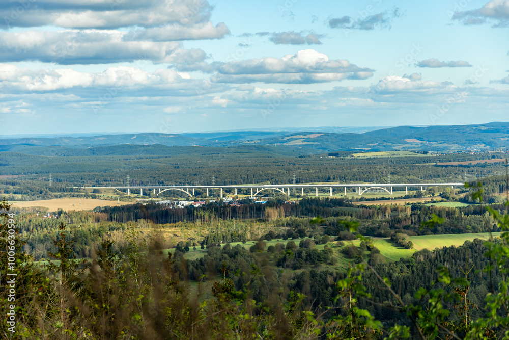 Herbstliche Wanderung durch den wunderschönen Thüringer Wald über den Kickelhahn bei Ilmenau - Thüringen - Deutschland