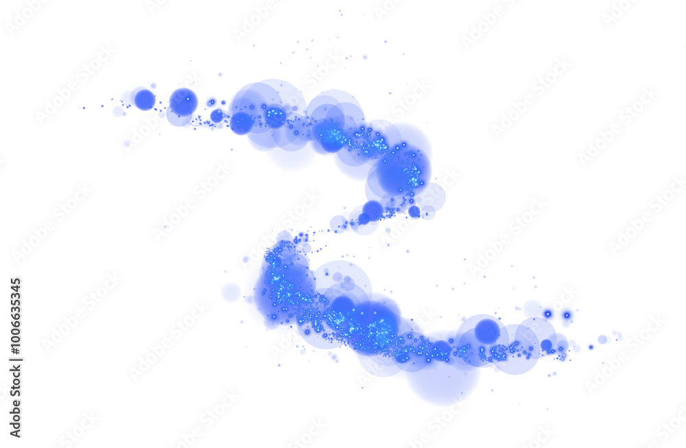 A luminous bokeh that gently shimmers with blue light. Light abstract glowing lights. Glowing bokeh effect isolated. Christmas background made of glowing dust. PNG. A luminous bokeh that gently shimmers with blue light. Light abstract glowing lights. Glowing bokeh effect isolated. Christmas background made of glowing dust. PNG.