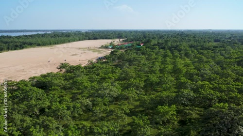 Wallpaper Mural Sylhet’s Aerial Splendor: Forests, Fields, Lakes & Boats in Bangladesh Torontodigital.ca