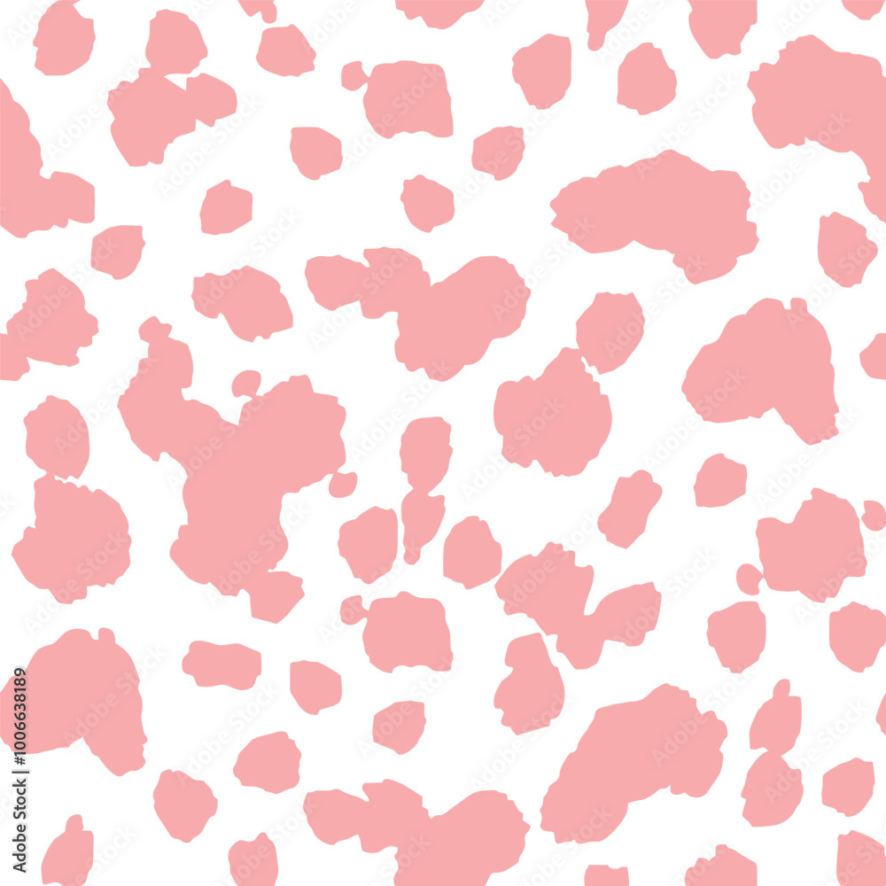 Seamless Pink polka dot pattern. Playful and versatile vector Background of scattering of hand drawn Abstract Spots in variety of soft color. Template For Textile, Wallpaper, Fabric, Wrapping Paper Seamless Pink polka dot pattern. Playful and versatile vector Background of scattering of hand drawn Abstract Spots in variety of soft color. Template For Textile, Wallpaper, Fabric, Wrapping Paper