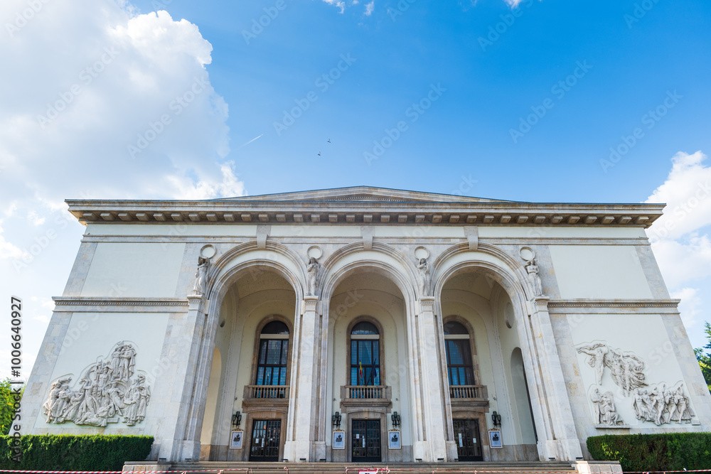 Romanian National Opera building in Bucharest on a sunny summer day Romanian National Opera building in Bucharest on a sunny summer day