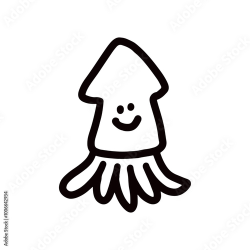 squid icon design vector illustration