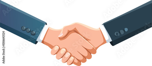 handshake isolated ai generative