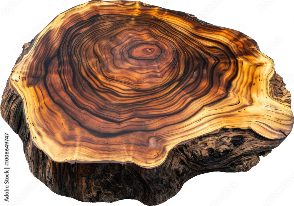 Closeup of a tree trunk