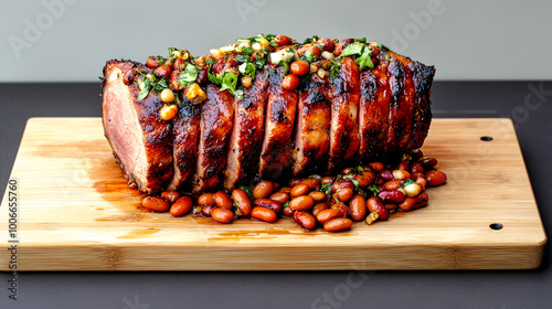 Judd mat Gaardebounen Smoked pork with beans photo