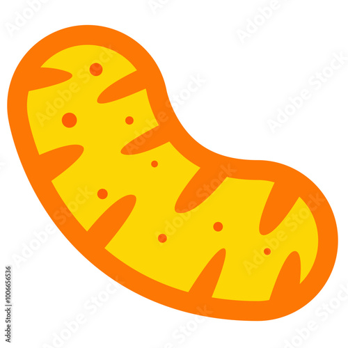 Mitochondria icon, mitochondrium, genome, health