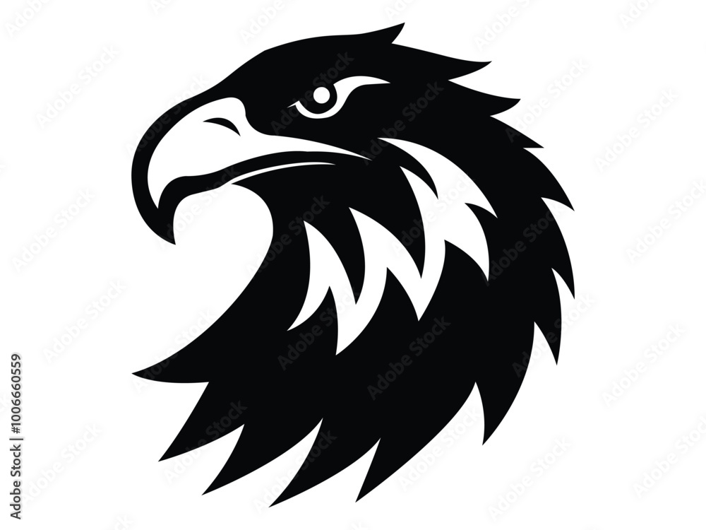 Obraz premium Abstract Eagle Logo Template - High-Quality Vector
