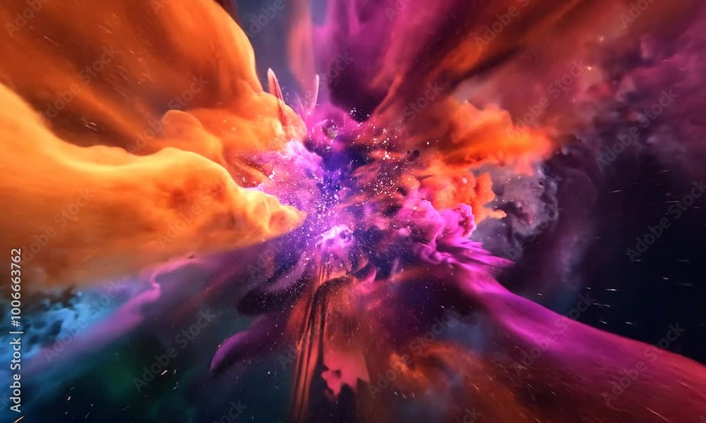 Cosmic Explosion of Color and Light Cosmic Explosion of Color and Light