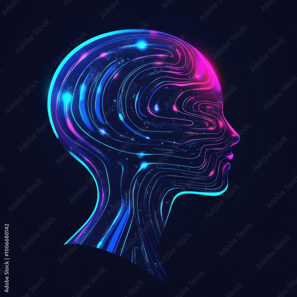 Obraz premium The Journey Of Creating Compelling AI Brand Identities
