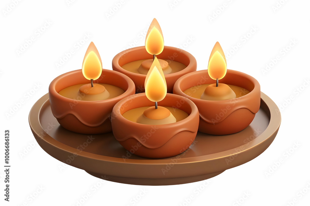 Flat Vector Illustration of a Loy Krathong Festival Scene with Floating Candles, Capturing the Warm Glow and Festive Atmosphere, Isolated on White Background Flat Vector Illustration of a Loy Krathong Festival Scene with Floating Candles, Capturing the Warm Glow and Festive Atmosphere, Isolated on White Background