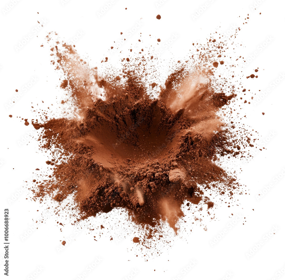 PNG Exploding cocoa powder splash PNG Exploding cocoa powder splash