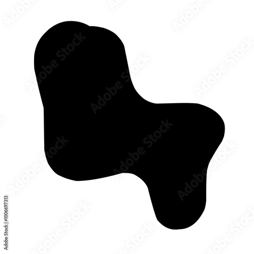 ink black brush strokes spots dots. Hand drawn vector