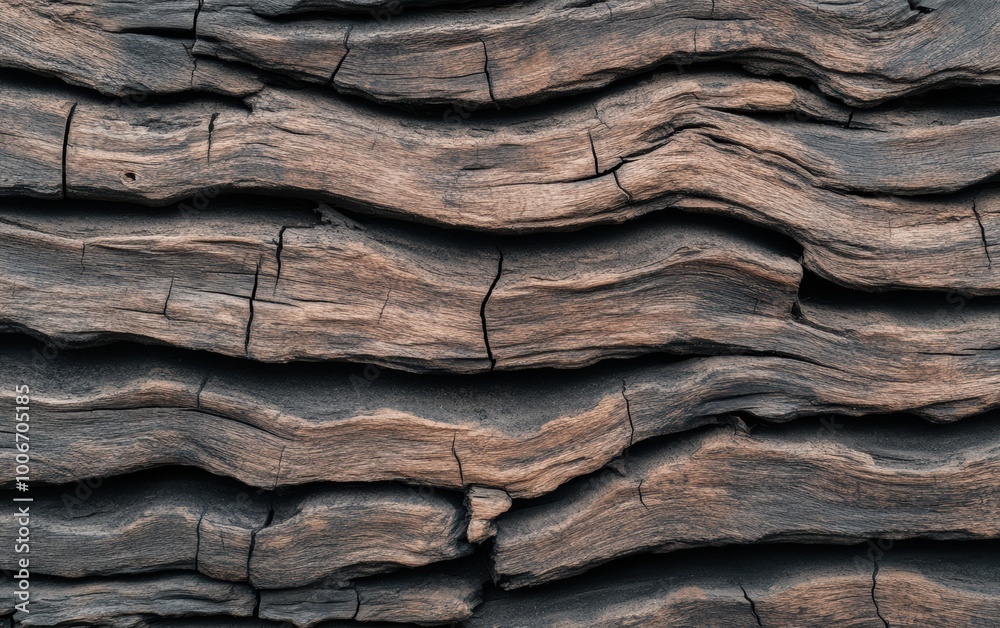Close-up of weathered wood with rich textures, showcasing deep cracks and natural patterns, ideal for backgrounds and environmental themes. Close-up of weathered wood with rich textures, showcasing deep cracks and natural patterns, ideal for backgrounds and environmental themes.