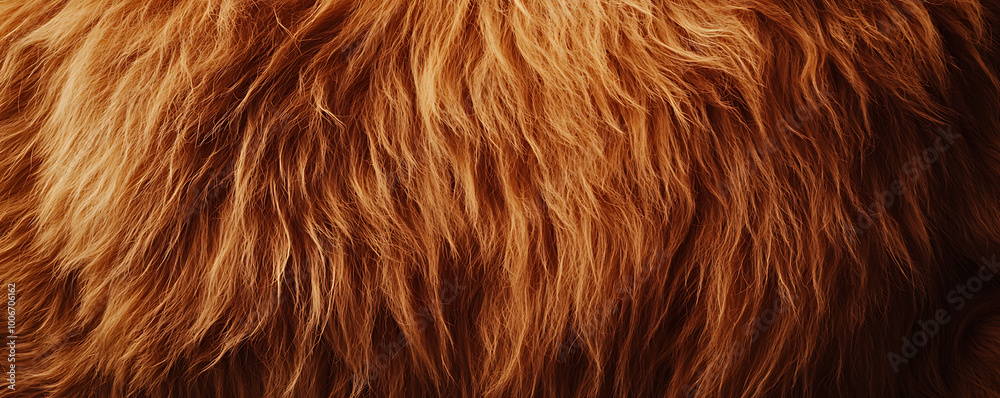 Close up of the Lion Skin Fur Texture background.